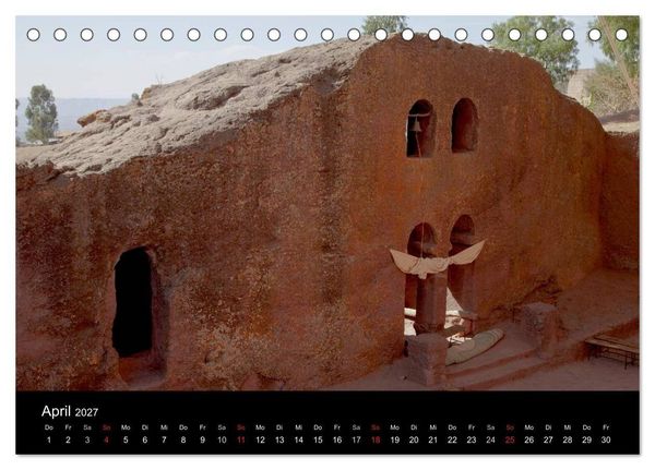 Produktbild: &Auml;thiopien - kulturelle H&ouml;hepunkte im orthdoxen Norden (Tischkalender 2027 DIN A5 quer), CALVENDO Monatskalender