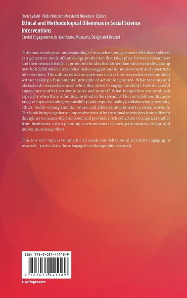 Produktbild: Ethical and Methodological Dilemmas in Social Science Interventions