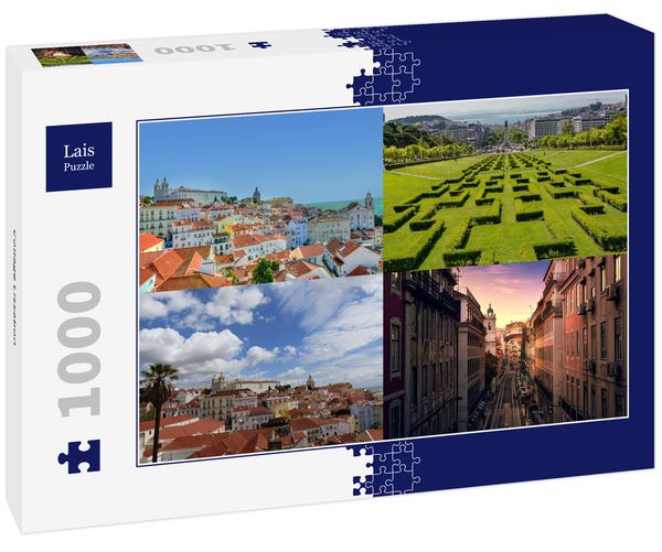Produktbild: Lais Puzzle Collage Lissabon 1000 Teile