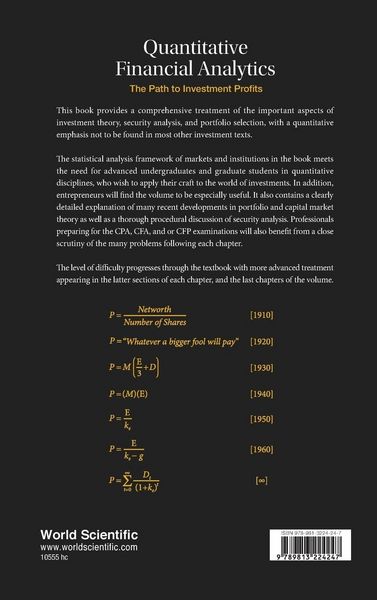 Produktbild: Quantitative Financial Analytics