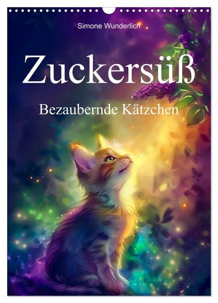 Zuckersüß - Bezaubernde Kätzchen (Wandkalender 2025 DIN A3 hoch), CALVENDO Monatskalender