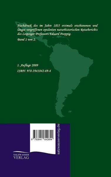 Produktbild: Reise in Chile, Peru und auf dem Amazonas in den Jahren 1827-1832 (Band 1)