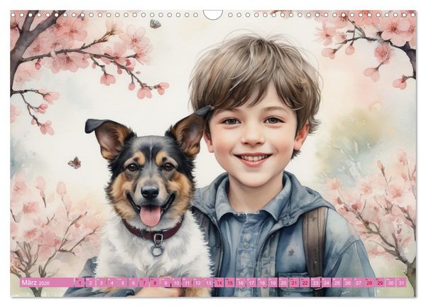 Produktbild: Liebste Kinder (Wandkalender 2026 DIN A3 quer), CALVENDO Monatskalender