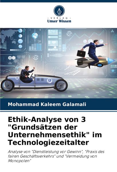 Produktbild: Ethik-Analyse von 3 "Grunds&auml;tzen der Unternehmensethik" im Technologiezeitalter