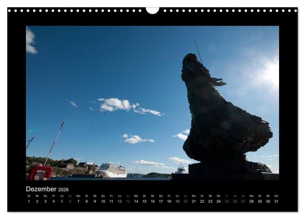 Produktbild: Oslo (Wandkalender 2026 DIN A3 quer), CALVENDO Monatskalender