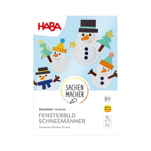 Produktbild: Bastelset - Fensterbild Schneem&auml;nner