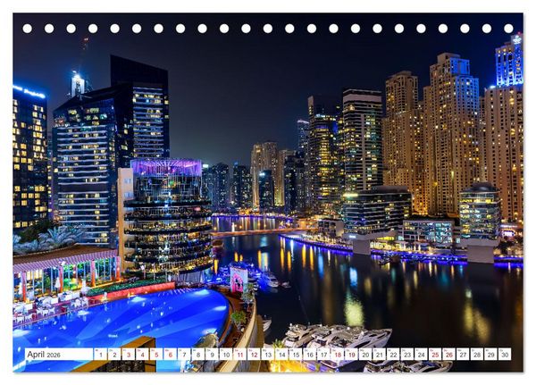 Produktbild: Dubai - Das achte Weltwunder (Tischkalender 2026 DIN A5 quer), CALVENDO Monatskalender