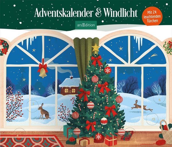 Produktbild: Windlicht-Adventskalender Lichterglanz