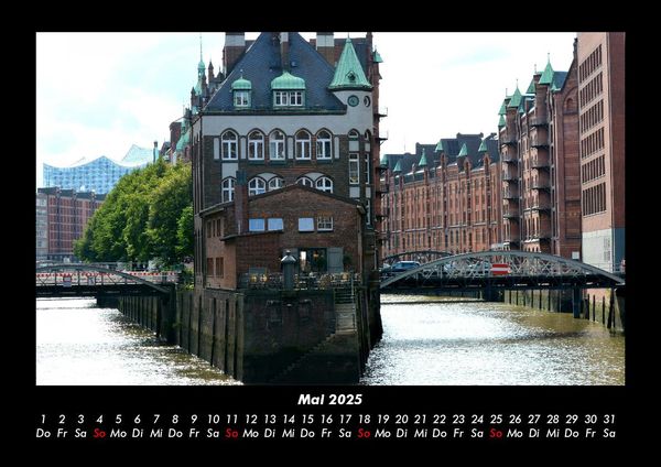 Produktbild: Hamburg 2025 Fotokalender DIN A3