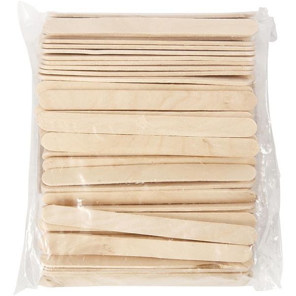 Produktbild: Creativ Company Eisstiele, L 11,5 cm, B 10 mm, Natur, 200 Stk
