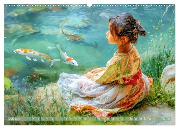 Produktbild: Kois - Ein Juwel unter Fischen (hochwertiger Premium Wandkalender 2026 DIN A2 quer), Kunstdruck in Hochglanz