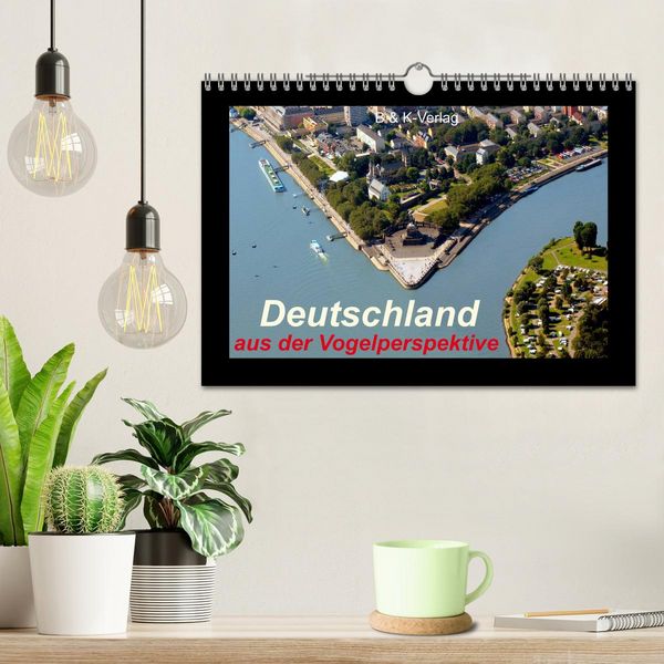 Produktbild: Deutschland aus der Vogelperspektive (Wandkalender 2026 DIN A4 quer), CALVENDO Monatskalender