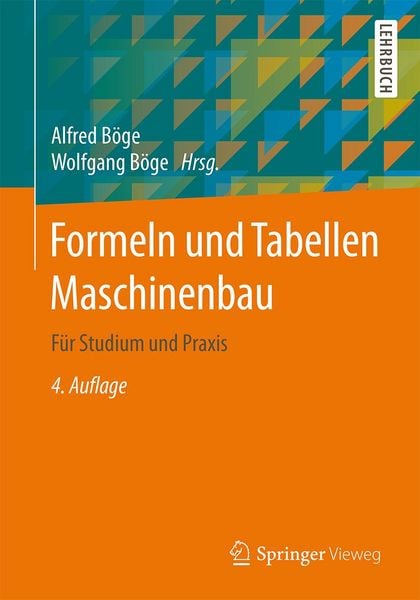Produktbild: Formeln und Tabellen Maschinenbau