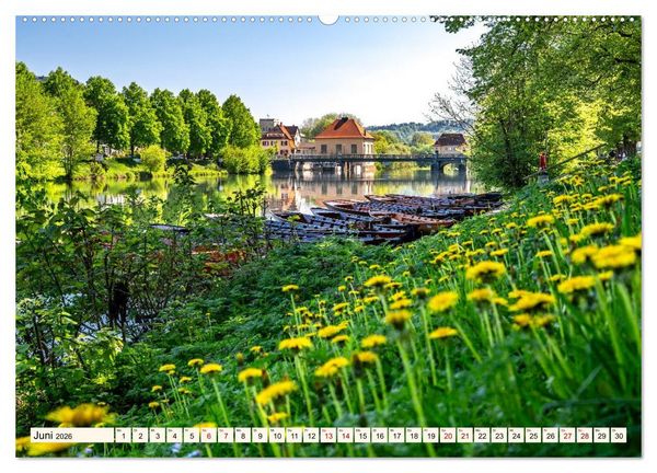 Produktbild: T&uuml;bingen - Schw&auml;bische Perle am Neckar (hochwertiger Premium Wandkalender 2026 DIN A2 quer), Kunstdruck in Hochglanz