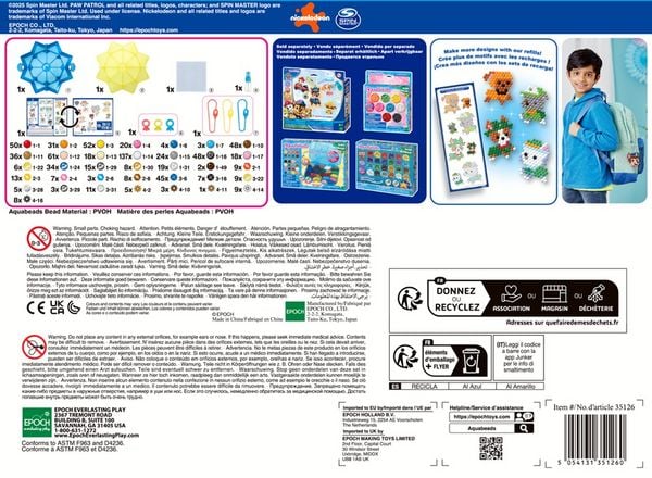 Produktbild: Aquabeads Paw Patrol Mega Bastelset