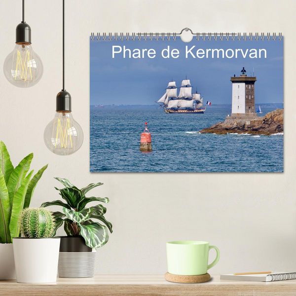 Produktbild: Phare de Kermorvan (Calendrier mural 2026 DIN A4 vertical), CALVENDO calendrier mensuel