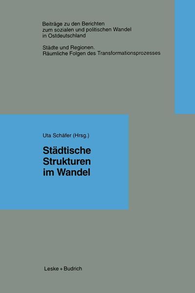 Produktbild: St&auml;dtische Strukturen im Wandel