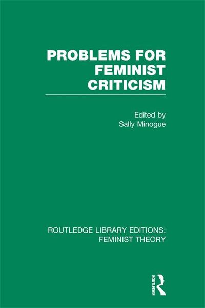 Produktbild: Problems for Feminist Criticism (RLE Feminist Theory)