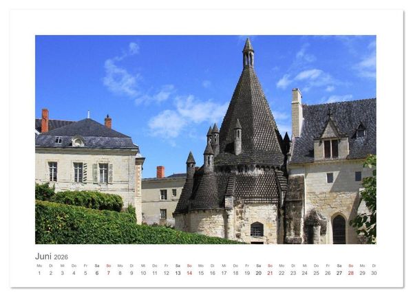 Produktbild: Unterwegs an der Loire (Wandkalender 2026 DIN A3 quer), CALVENDO Monatskalender