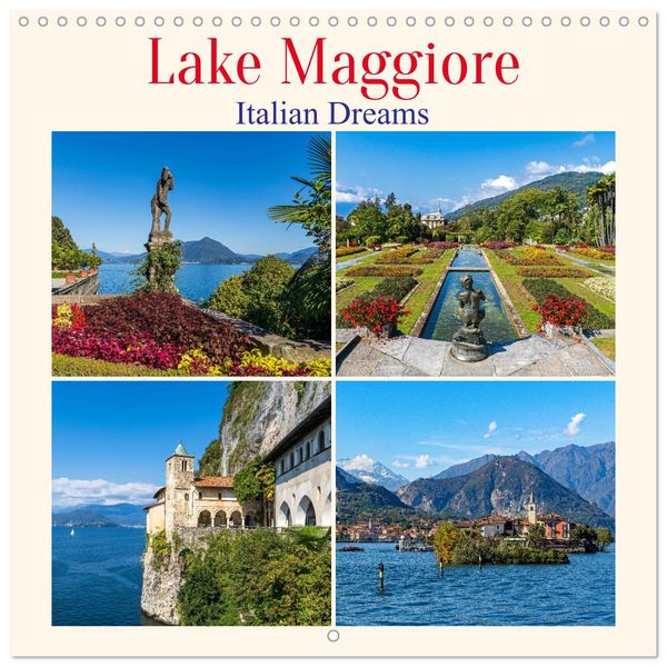 Produktbild: Lake Maggiore - Italian Dreams (Wall Calendar 2026 12 &times; 12 Inch) CALVENDO 12 Month Wall Calendar