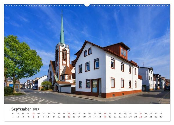 Produktbild: Offenbach B&uuml;rgel und Rumpenhain (Wandkalender 2027 DIN A2 quer), CALVENDO Monatskalender