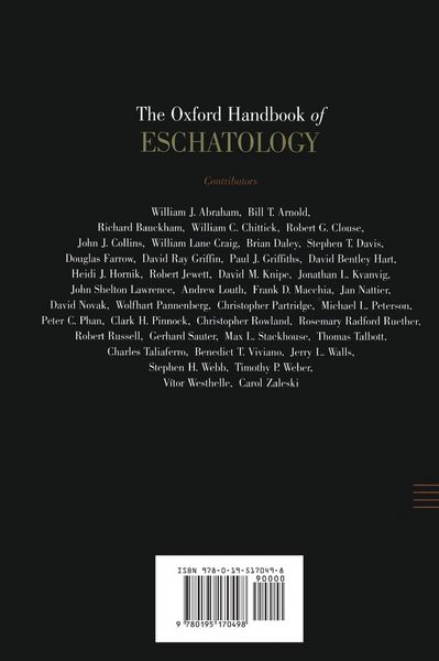 Produktbild: The Oxford Handbook of Eschatology