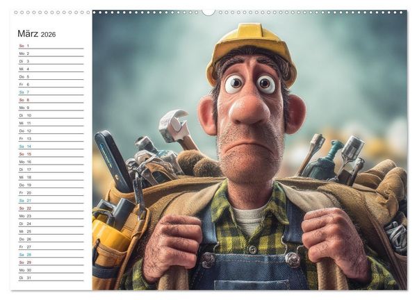 Produktbild: Kaffee, Kabel, Katastrophen (Wandkalender 2026 DIN A2 quer), CALVENDO Monatskalender