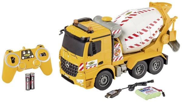 Carson Modellsport MB Arocs Betonmischer 1:20 RC Einsteiger Funktionsmodell LKW