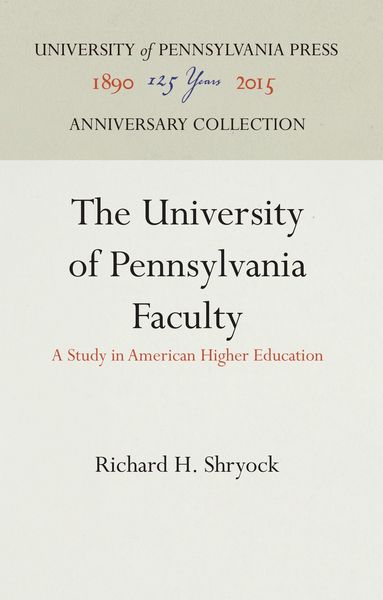 Produktbild: The University of Pennsylvania Faculty