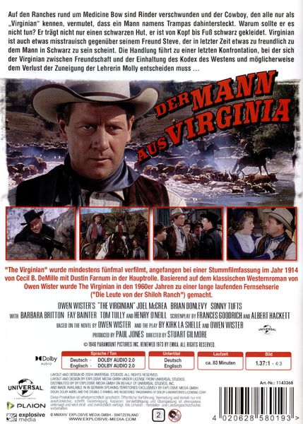 Produktbild: Der Mann aus Virginia (1946)