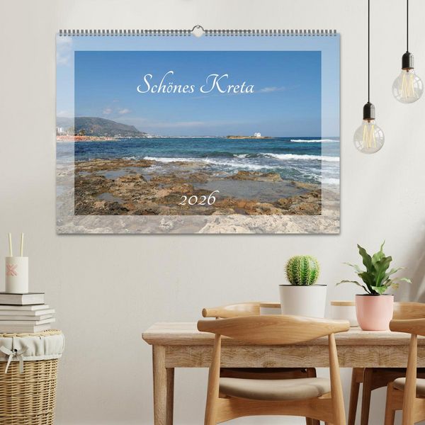 Produktbild: Sch&ouml;nes Kreta (Wandkalender 2026 DIN A2 quer), CALVENDO Monatskalender