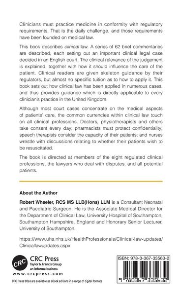 Produktbild: Clinical Law for Clinical Practice