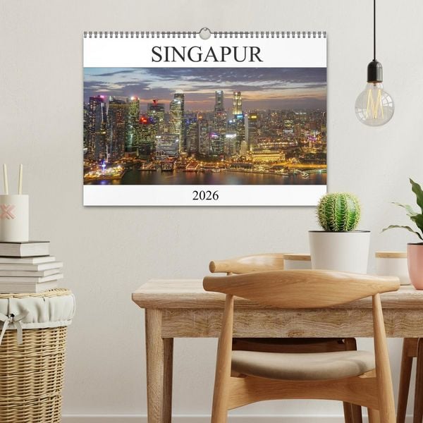 Produktbild: Singapur (Wandkalender 2026 DIN A3 quer), CALVENDO Monatskalender