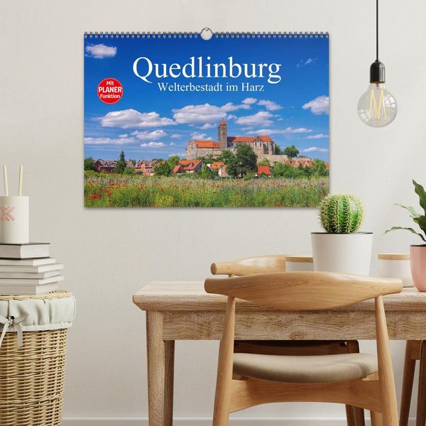 Produktbild: Quedlinburg - Welterbestadt im Harz (Wandkalender 2026 DIN A3 quer), CALVENDO Monatskalender