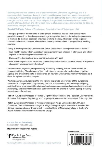 Produktbild: Working Memory and Ageing