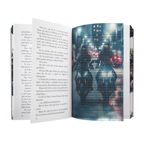 Produktbild: Highway Lords: So lange, bis du f&auml;llst | Limitierte Aufwendig gestaltete Ausgabe mit Farbschnitt &ndash; das integrierte Page Overlay ist limitiert nur in der ersten Auflage enthalten