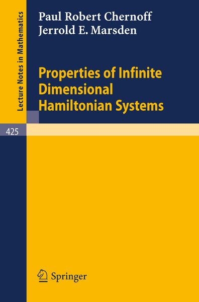 Produktbild: Properties of Infinite Dimensional Hamiltonian Systems