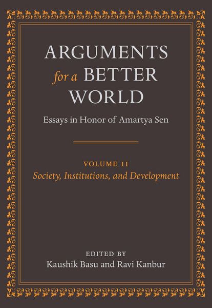 Produktbild: Arguments for a Better World: Essays in Honor of Amartya Sen