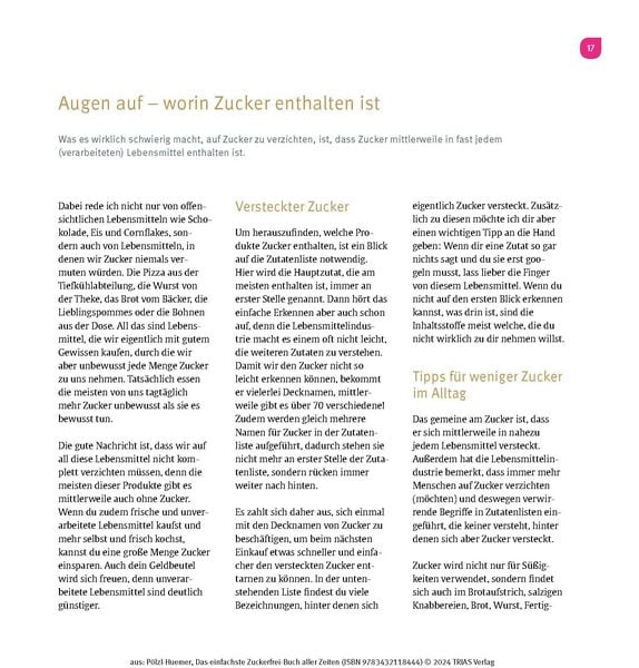 Produktbild: Das einfachste Zuckerfrei-Buch aller Zeiten
