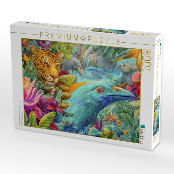 Produktbild: CALVENDO Puzzle Tierische Kreaturen des Dschungels | 1000 Teile Lege-Gr&ouml;&szlig;e 64x48cm Foto-Puzzle f&uuml;r gl&uuml;ckliche Stunden