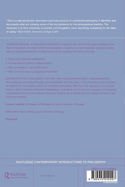 Produktbild: Continental Philosophy