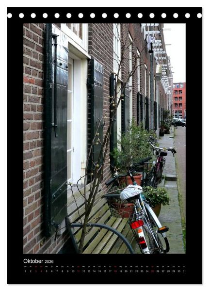 Produktbild: Amsterdam (Tischkalender 2026 DIN A5 hoch), CALVENDO Monatskalender