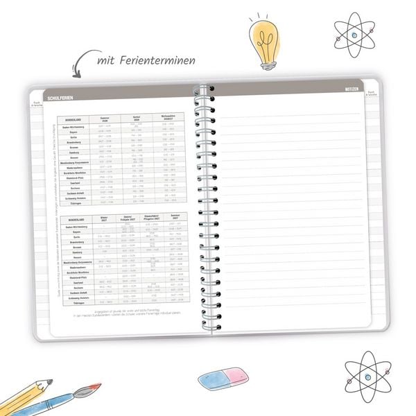 Produktbild: TR&Ouml;TSCH - Gymnasialplaner Dark 26/27