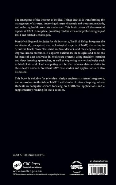 Produktbild: Data Modelling and Analytics for the Internet of Medical Things
