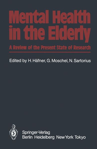 Produktbild: Mental Health in the Elderly