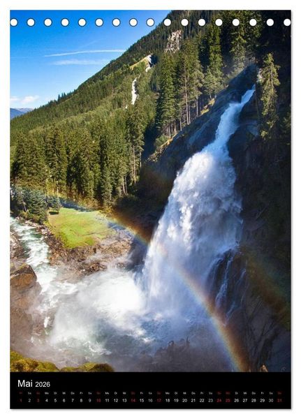 Produktbild: Naturblicke - Wasserf&auml;lle der Welt (Tischkalender 2026 DIN A5 hoch), CALVENDO Monatskalender
