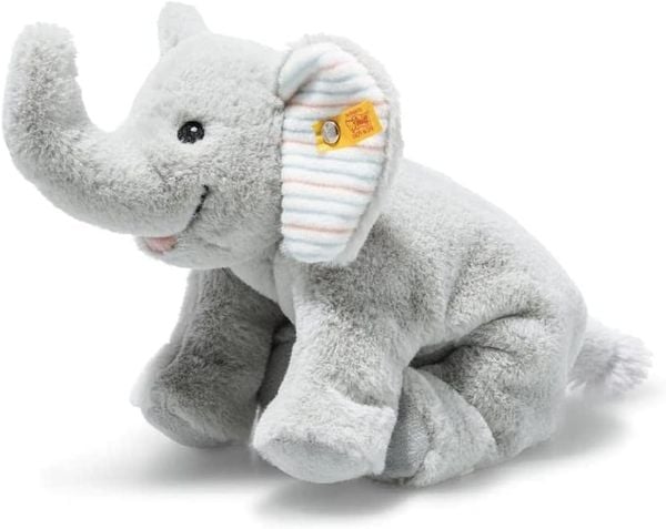 Produktbild: Steiff 242656 - Soft Cuddly Friends Floppy Trampili Elefant, hellgrau, 20 cm