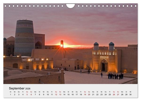 Produktbild: Usbekistan entlang der Seidenstra&szlig;e (Wandkalender 2026 DIN A4 quer), CALVENDO Monatskalender