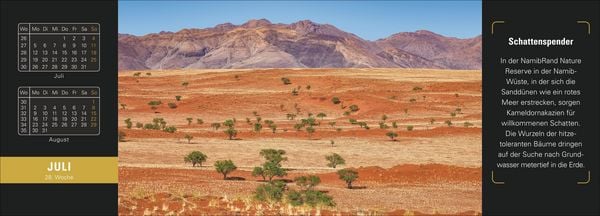 Produktbild: Naturparadiese Premium-Tischplaner 2027 - Wochenkalender mit 53 Fotografien