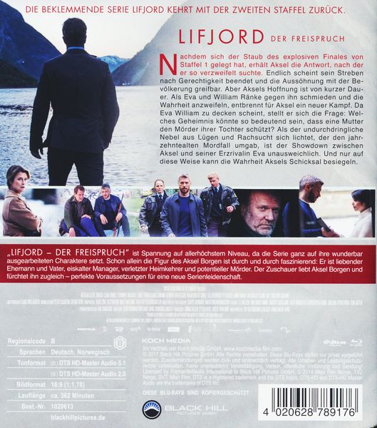 Produktbild: Lifjord - Der Freispruch - Die komplette zweite Staffel [2 BRs]